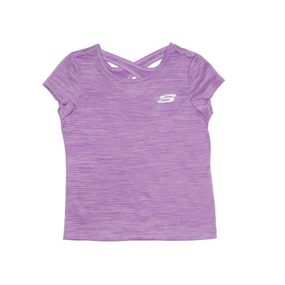 NEW! NWT SKECHERS Girls Kids 3 piece Activewear Set in colors Purple and Pink - Picture 5 of 10